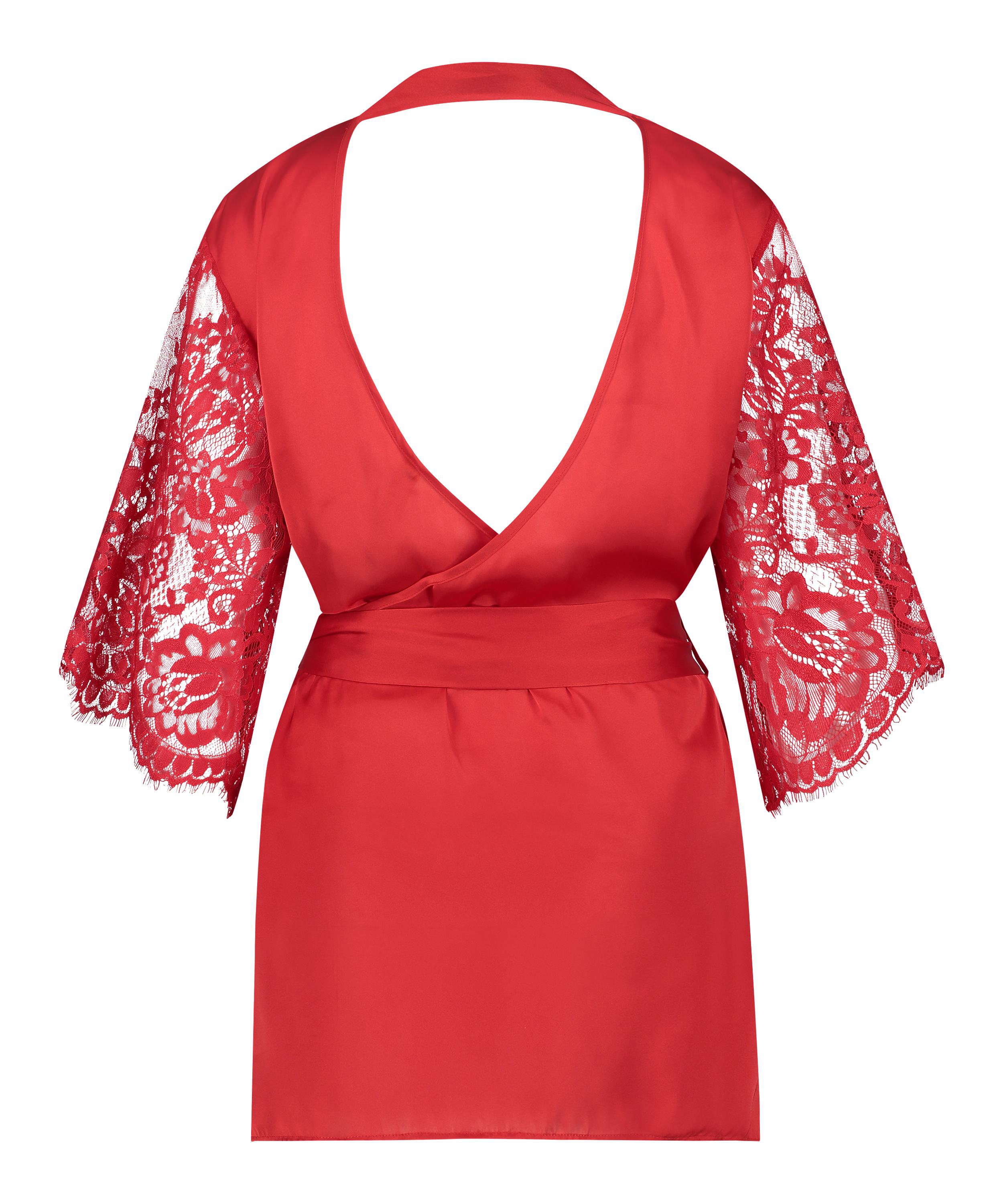 Kimono Jennifer, Rouge, main