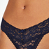 String Floral lace, Blauw