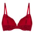 Soutien-gorge à armatures préformé push-up Marine, Rouge