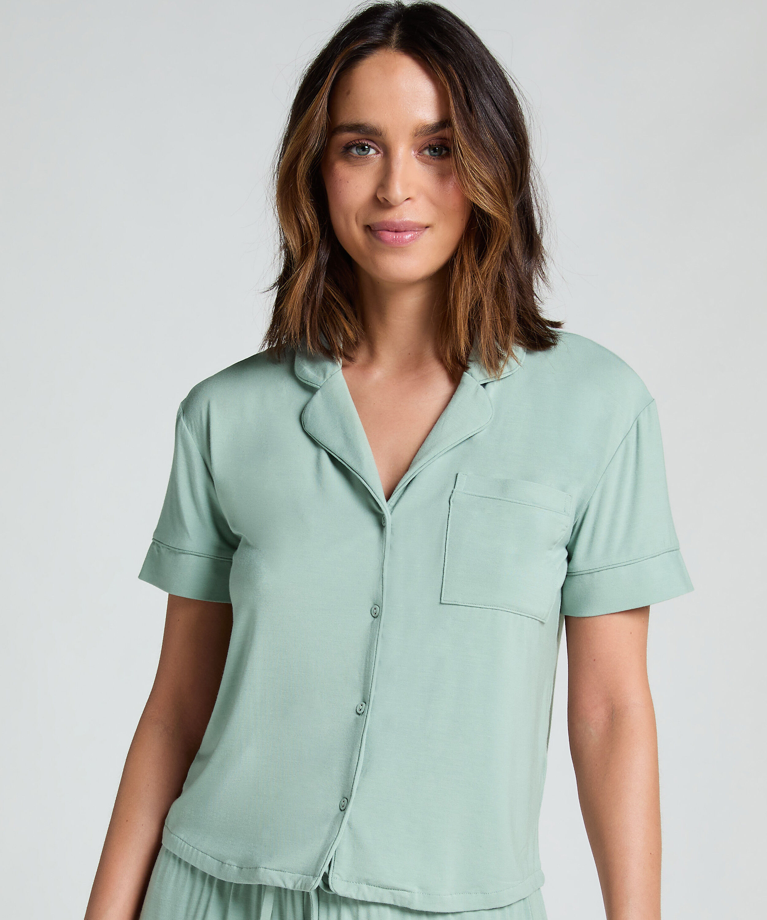 Veste à manches courtes en jersey Essential, Vert