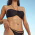 Voorgevormde strapless beugel bikinitop Cuba Rebecca Mir, Zwart