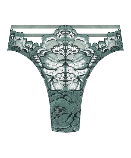 Slip br&eacute;silien Abby, Vert