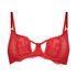 Soutien-gorge à armatures non préformé Lulu, Rouge