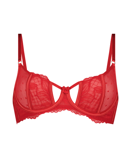 Soutien-gorge à armatures non préformé Lulu, Rouge