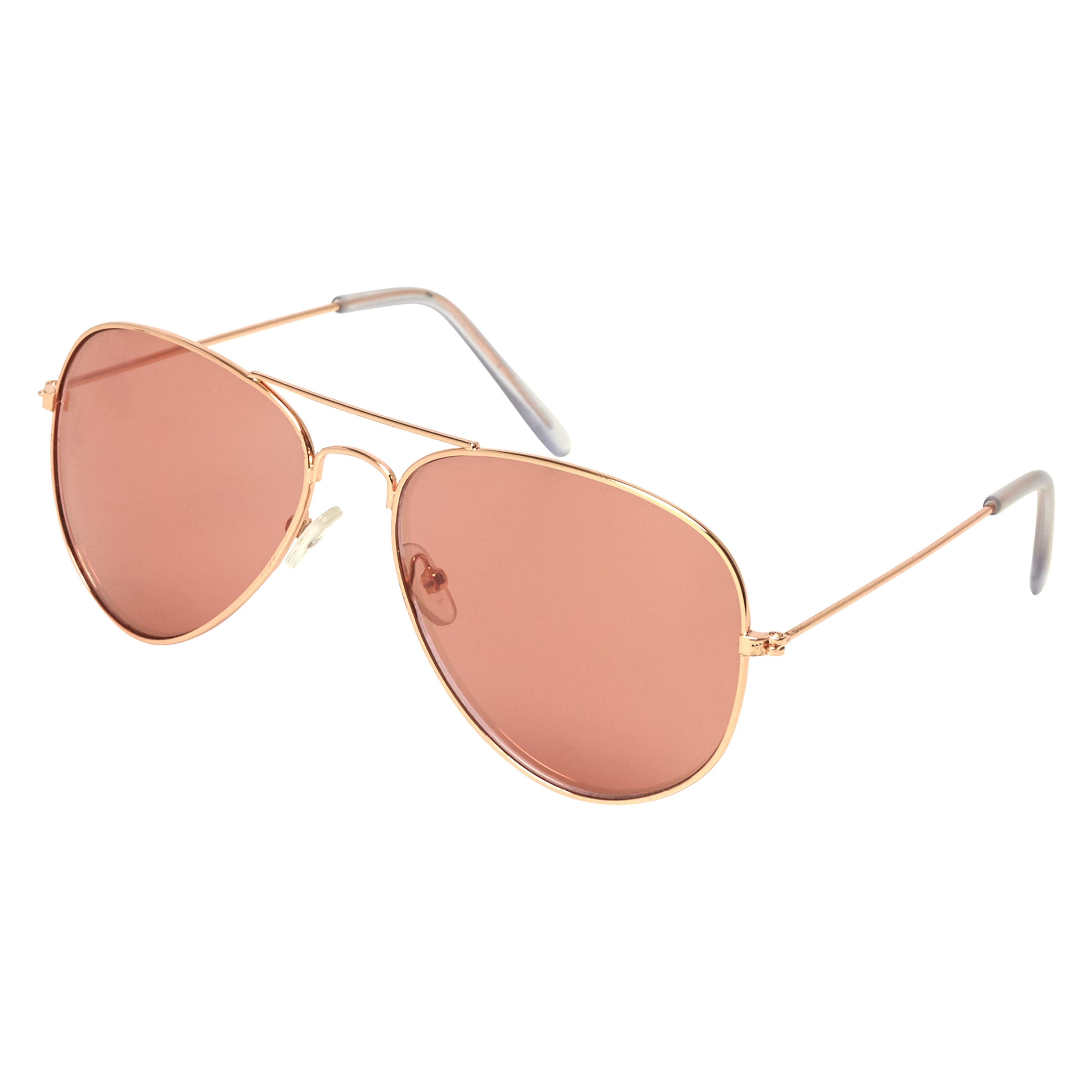Lunettes de soleil Aviator, Rose, main