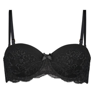 Voorgevormde strapless beugel bh Mara, Zwart