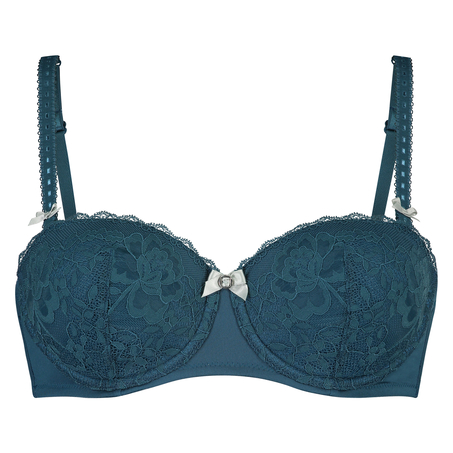 Voorgevormde strapless beugel bh Maya, Blauw