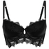 Soutien-gorge à la palangre à armatures préformé Zoé, Noir