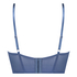 Voorgevormde push-up longline beugel bh Lotta, Blauw