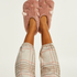 Pantoffels ballerina, Roze