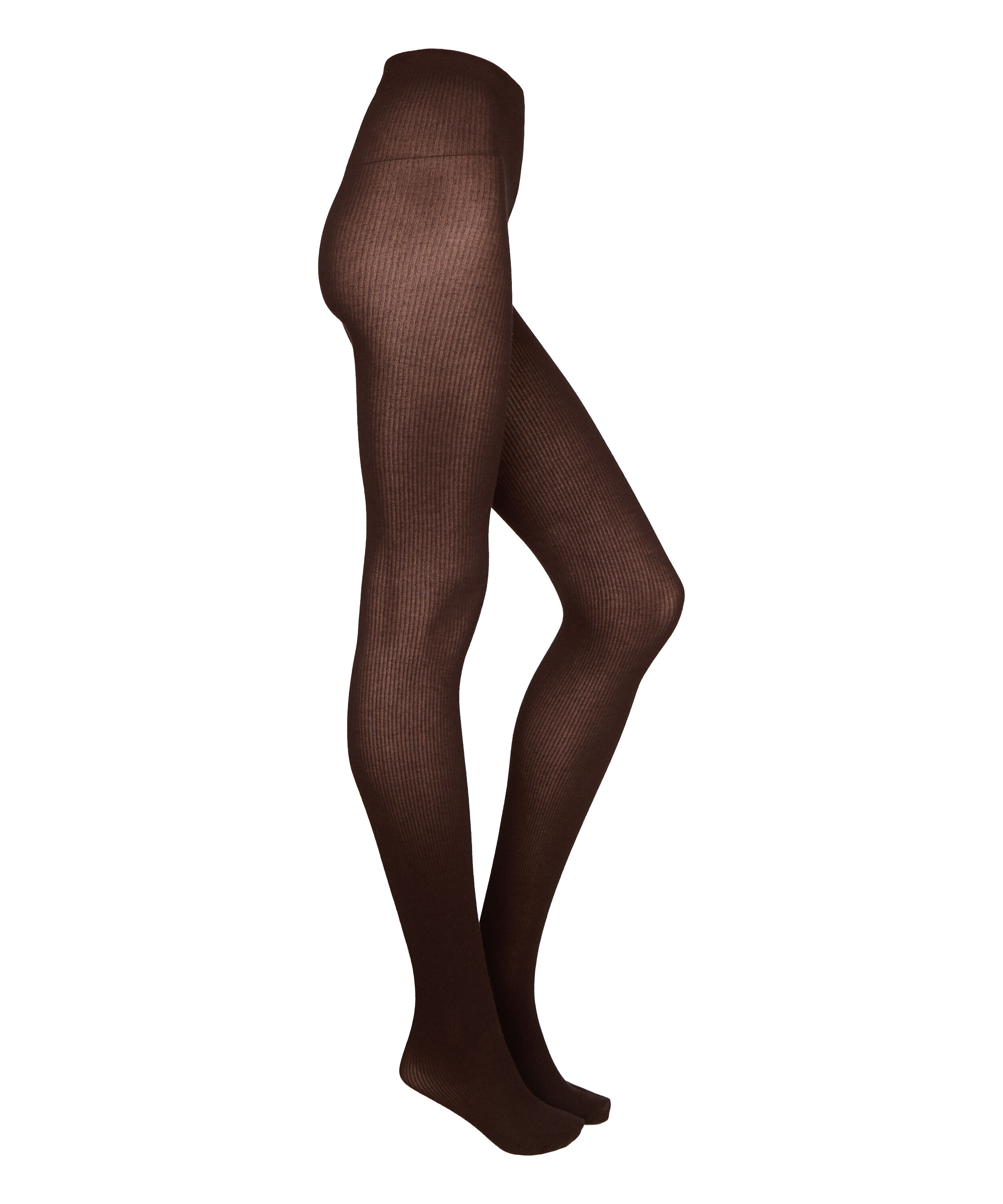 Geribbelde Panty Cashmere Blend