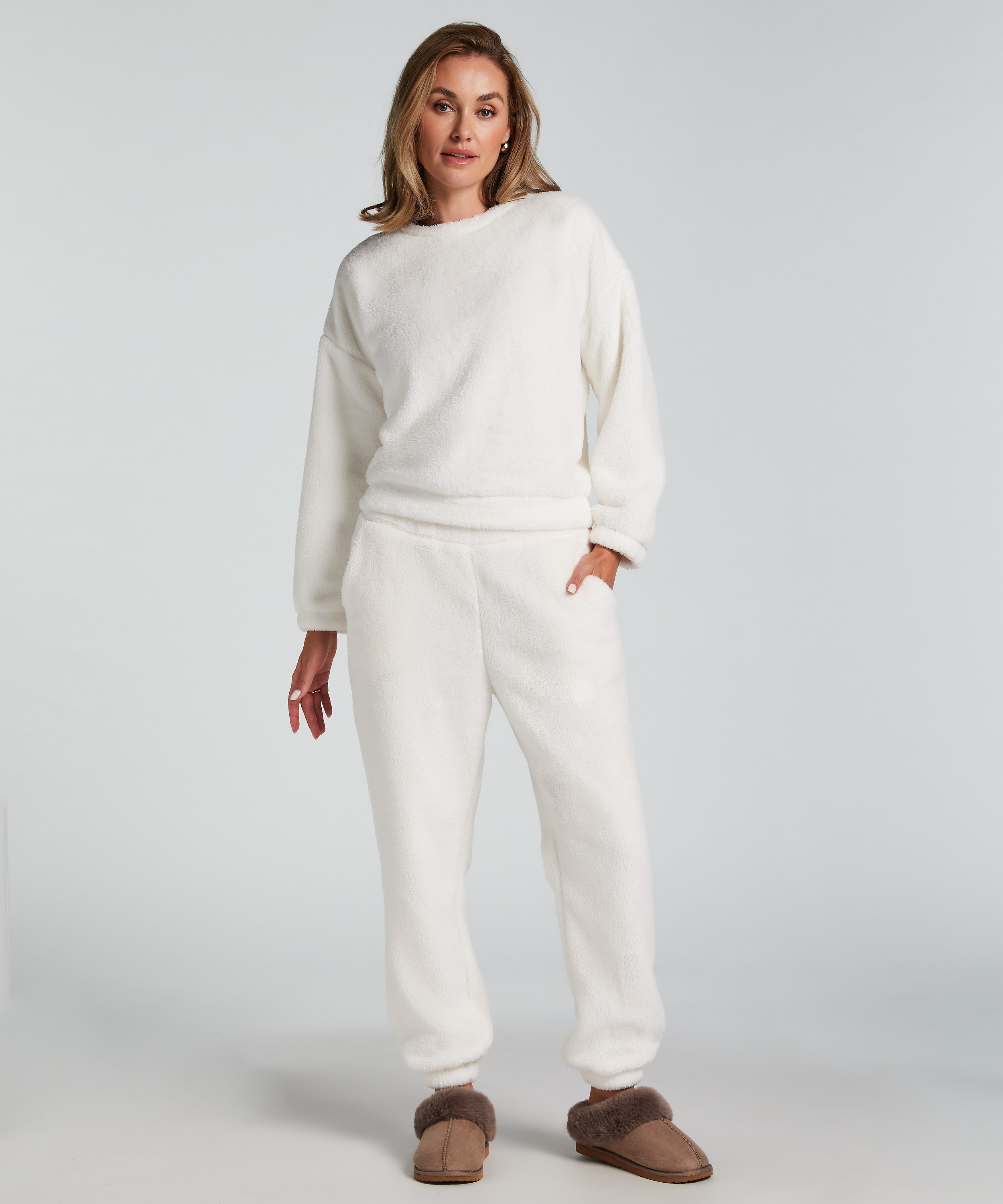 Top Fleece Snuggle, Wit, main
