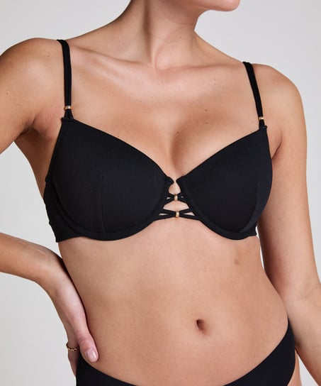 Haut de bikini Holbox, Noir