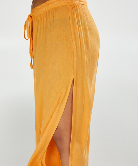 Pantalon Palazzo, Jaune