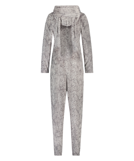 Onesie Flanelle Polaire, Gris
