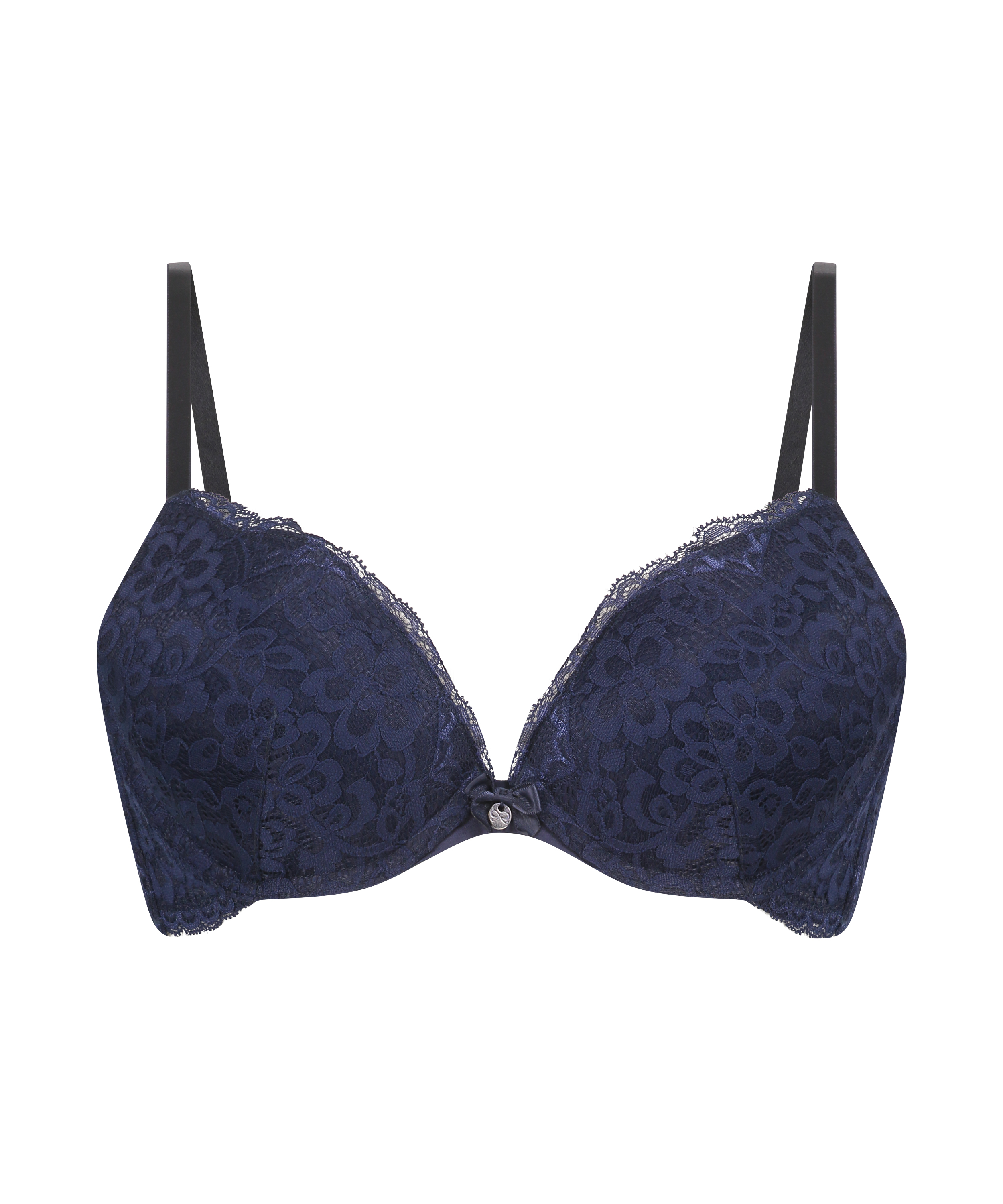Soutien-gorge &agrave; armatures pr&eacute;form&eacute; push-up Marine, Bleu, main