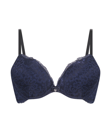Soutien-gorge &agrave; armatures pr&eacute;form&eacute; push-up Marine, Bleu