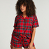 Pyjamaset Twill, Rood