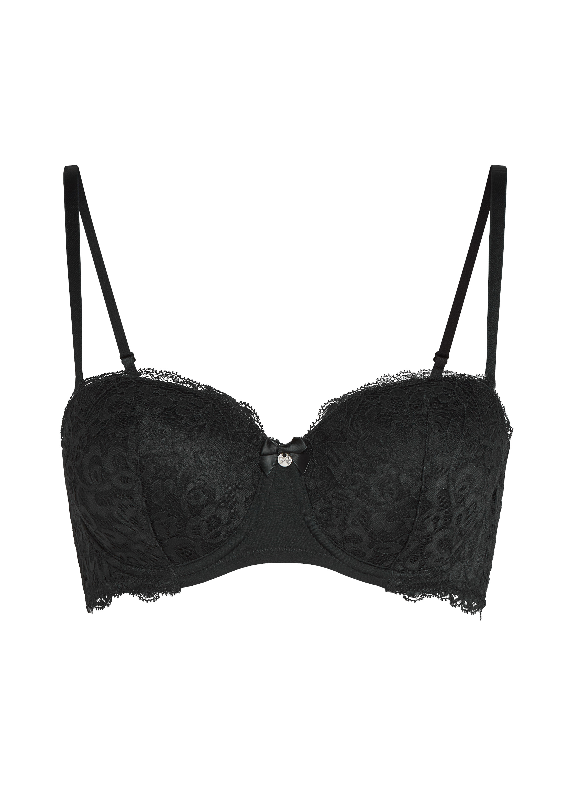 Soutien-gorge &agrave; armatures pr&eacute;form&eacute; Marine, Noir, main