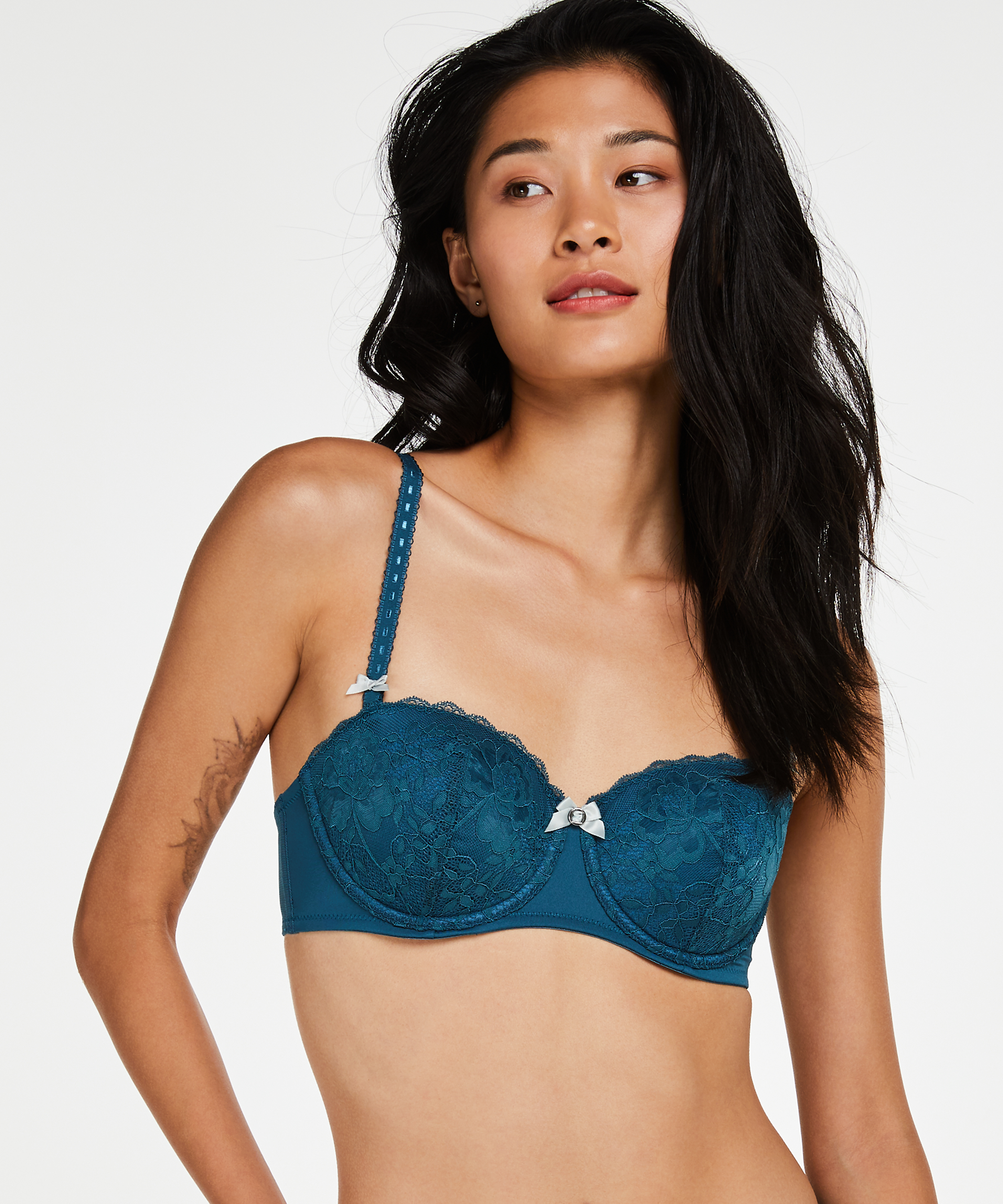 Voorgevormde strapless beugel bh Maya, Blauw, main