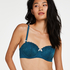 Voorgevormde strapless beugel bh Maya, Blauw