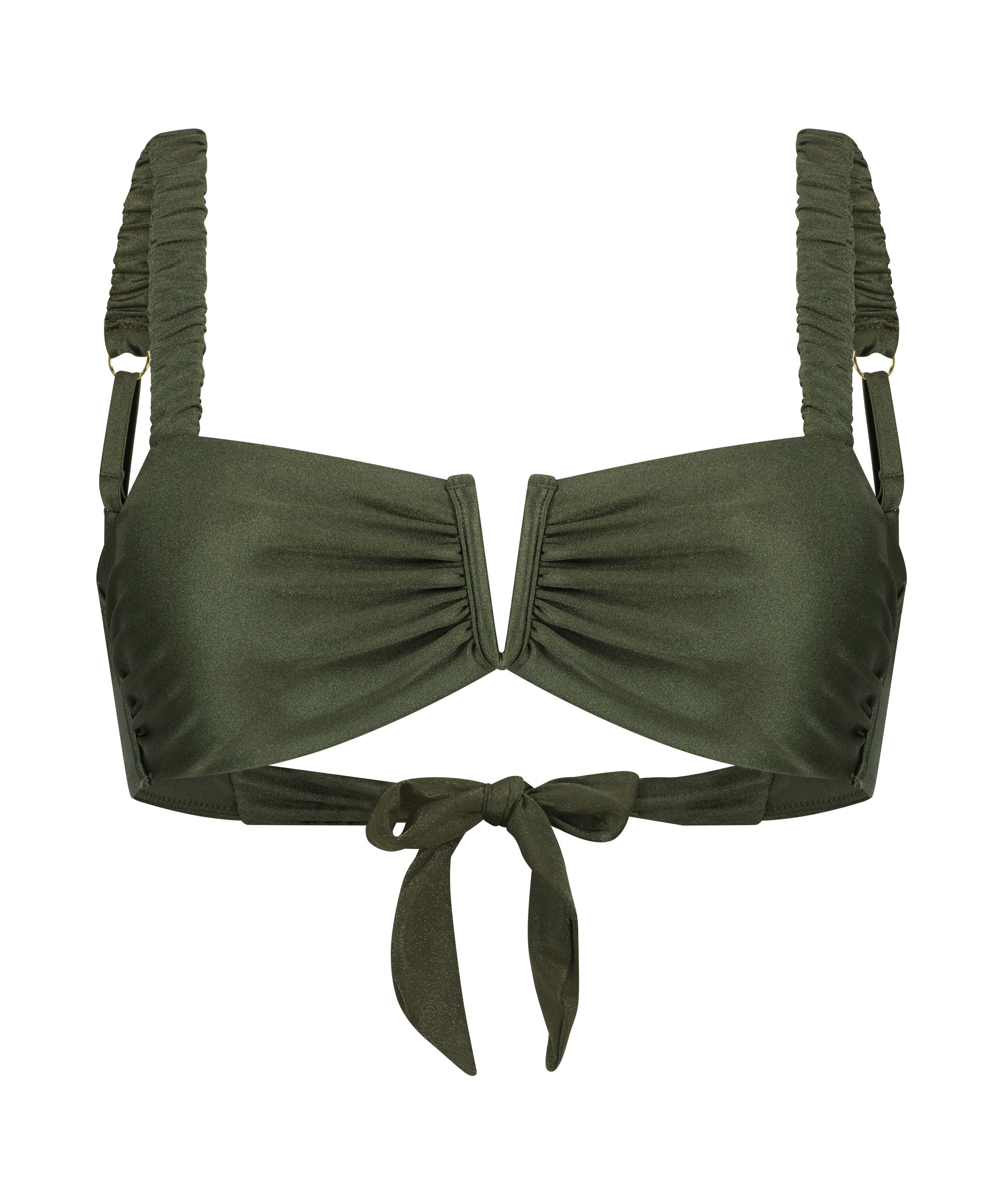 Haut de bikini bandeau Crete, Vert, main