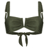 Haut de bikini bandeau Crete, Vert