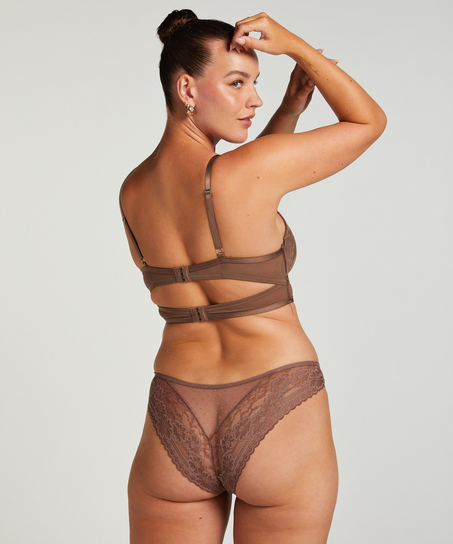 Slip brésilien Sylvie, Brun
