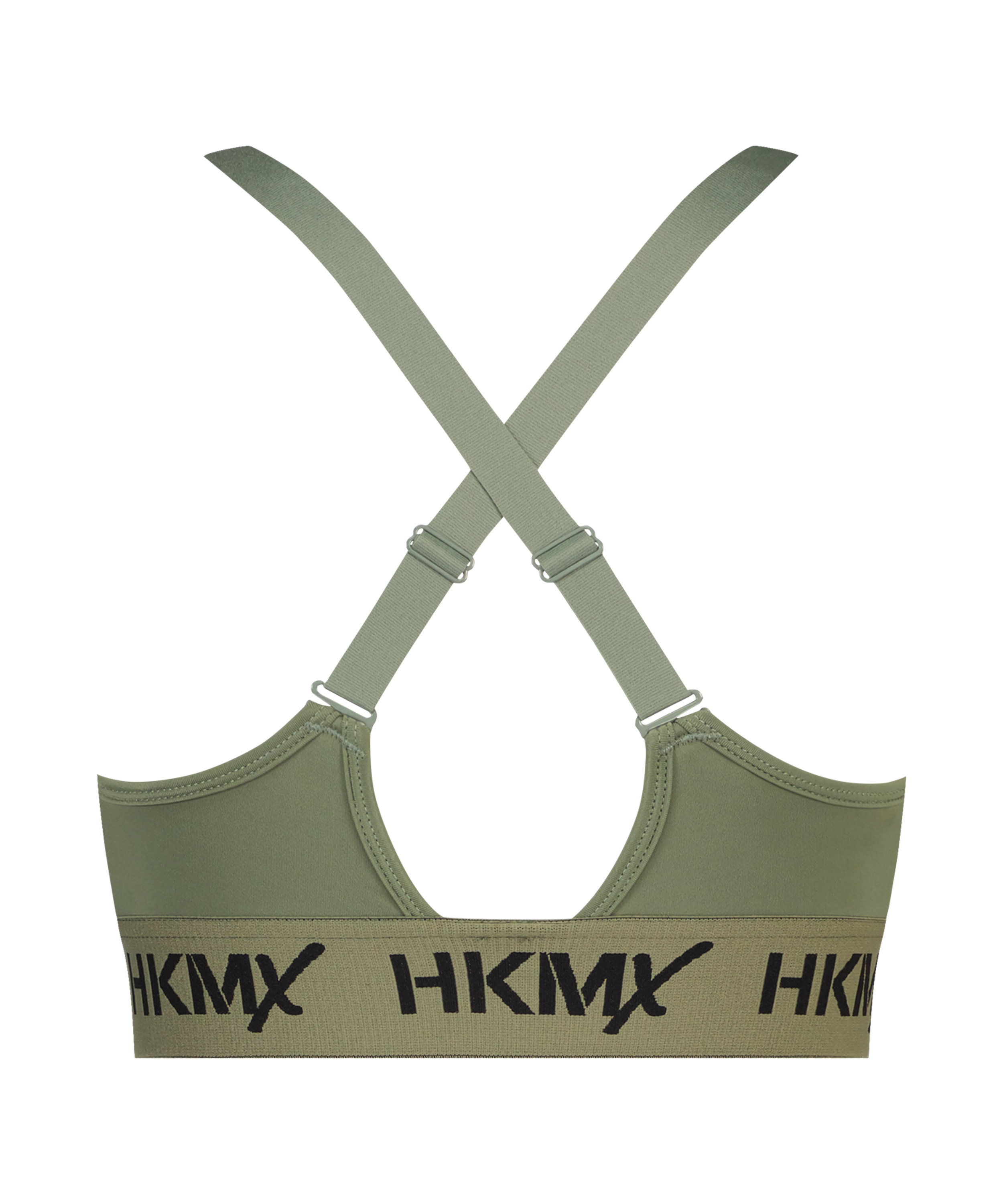 HKMX Soutien-gorge de sport The Crop Logo Level 1, Vert, main