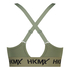 HKMX Soutien-gorge de sport The Crop Logo Level 1, Vert
