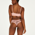 Brazilian V-shape mesh, Roze