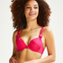 Voorgevormde push-up beugel bikinitop Luxe Cup A - E, Roze