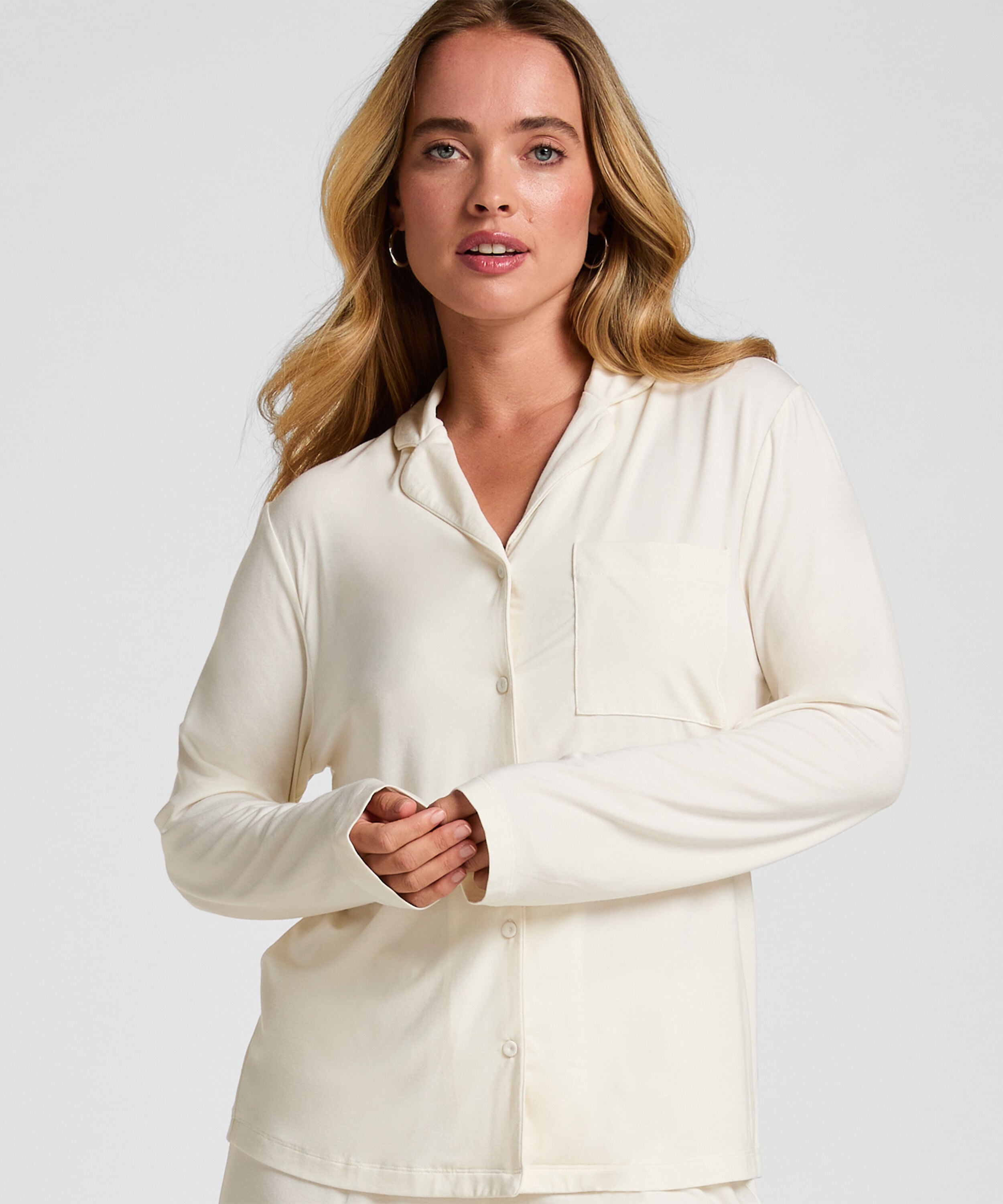 Jacket Jersey Essential, Wit