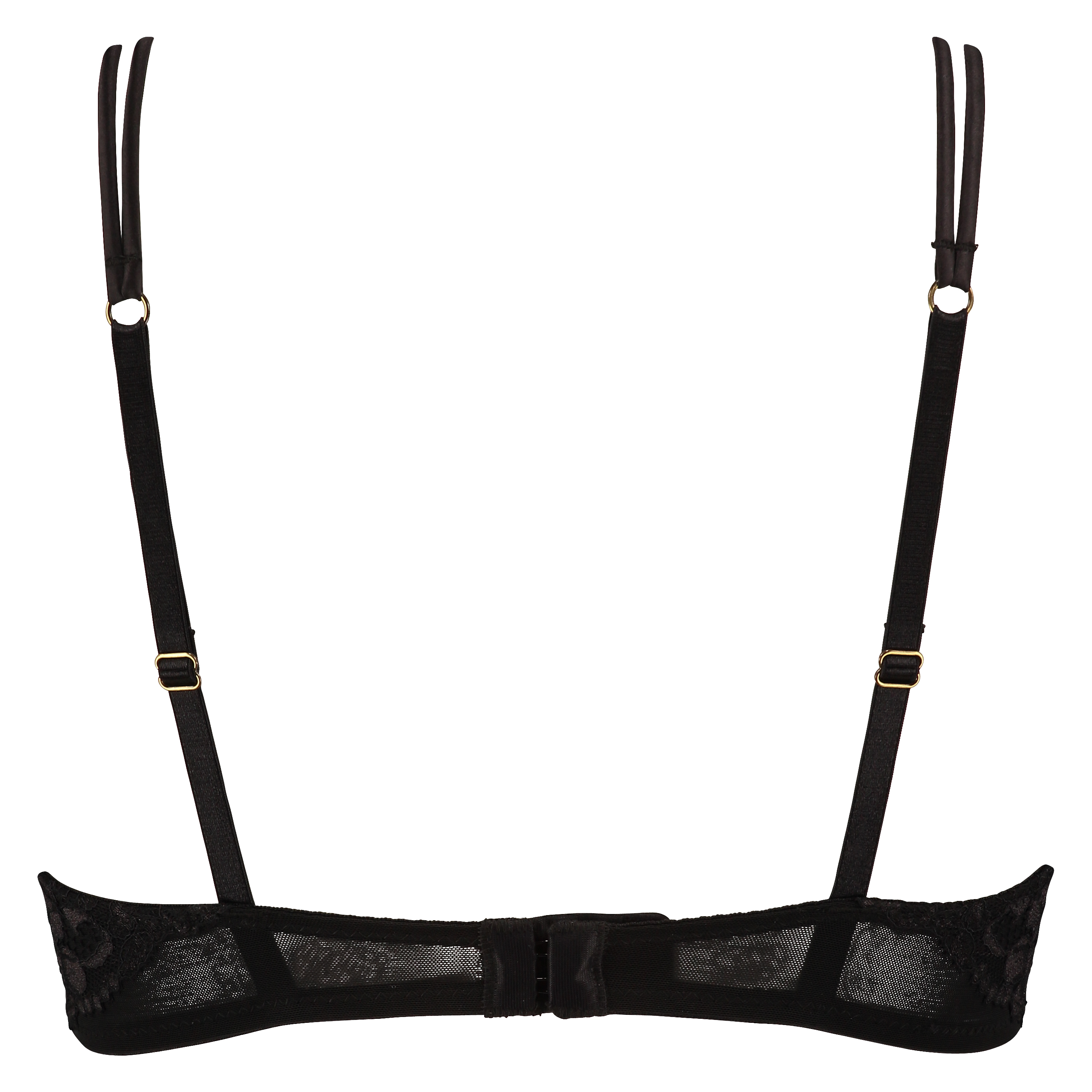 Non-padded underwired bra Jolie, Noir, main