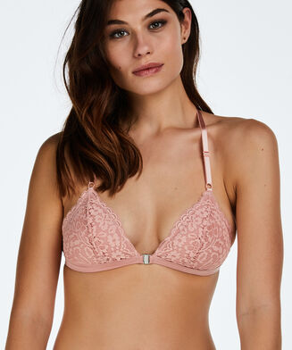 Voorgevormde triangle bralette Marina, Roze