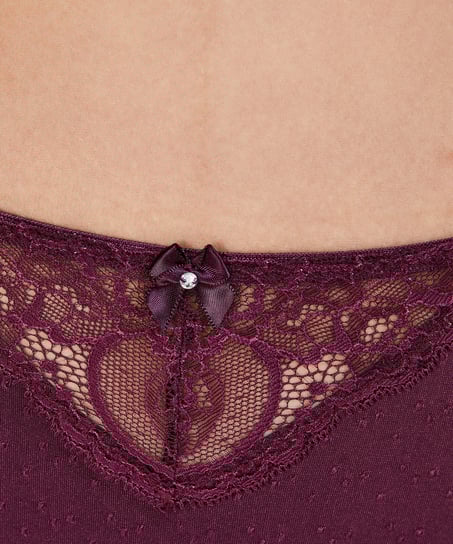 Hoge slip Sophie, Paars
