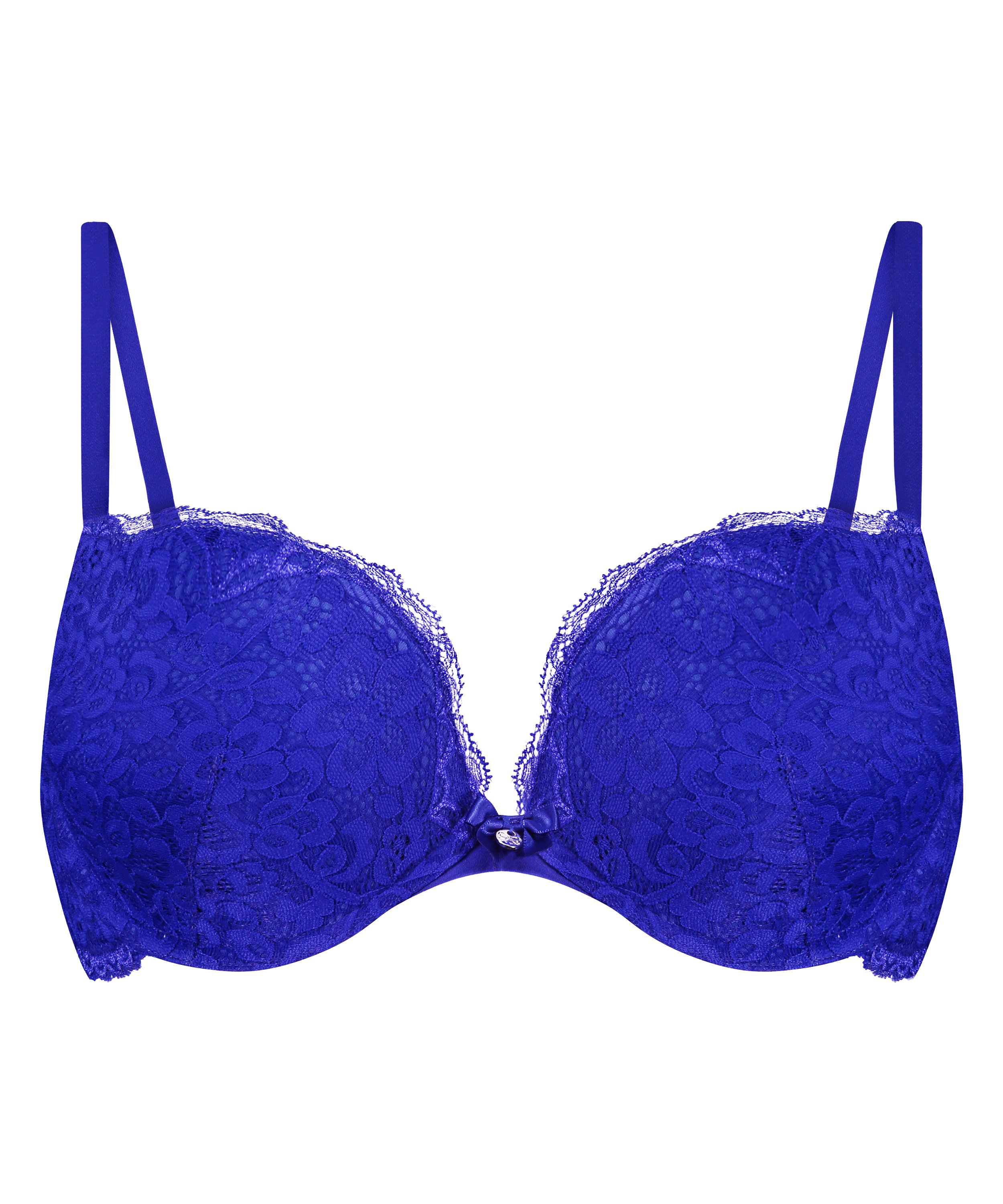 Soutien-gorge à armatures préformé push-up Marine, Bleu, main