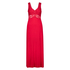 Slipdress Modal lace long, Rood