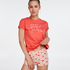 Korte pyjamaset, Rood