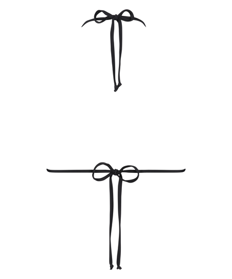 Triangel bikinitop Doha, Zwart