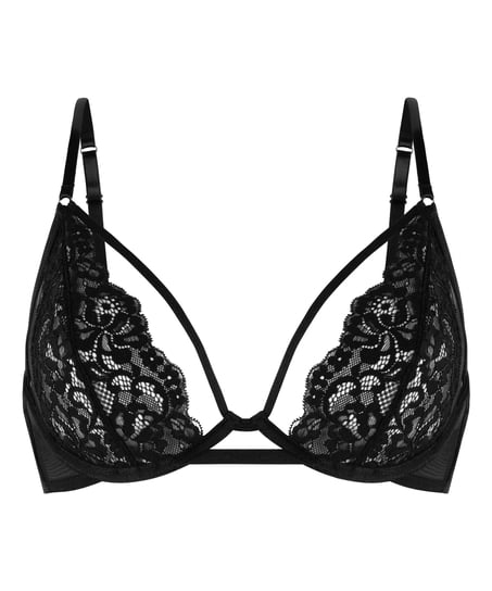 Niet-voorgevormde beugel bh Cinnamon, Zwart