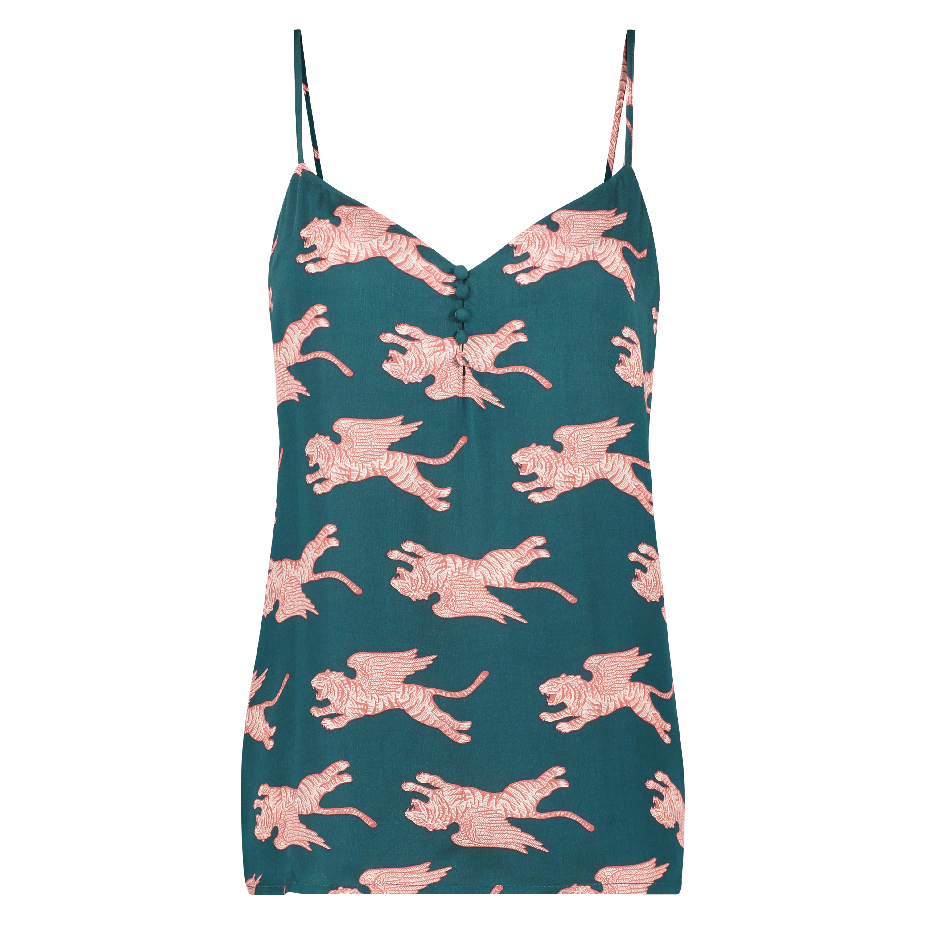 Cami Woven, Blauw, main