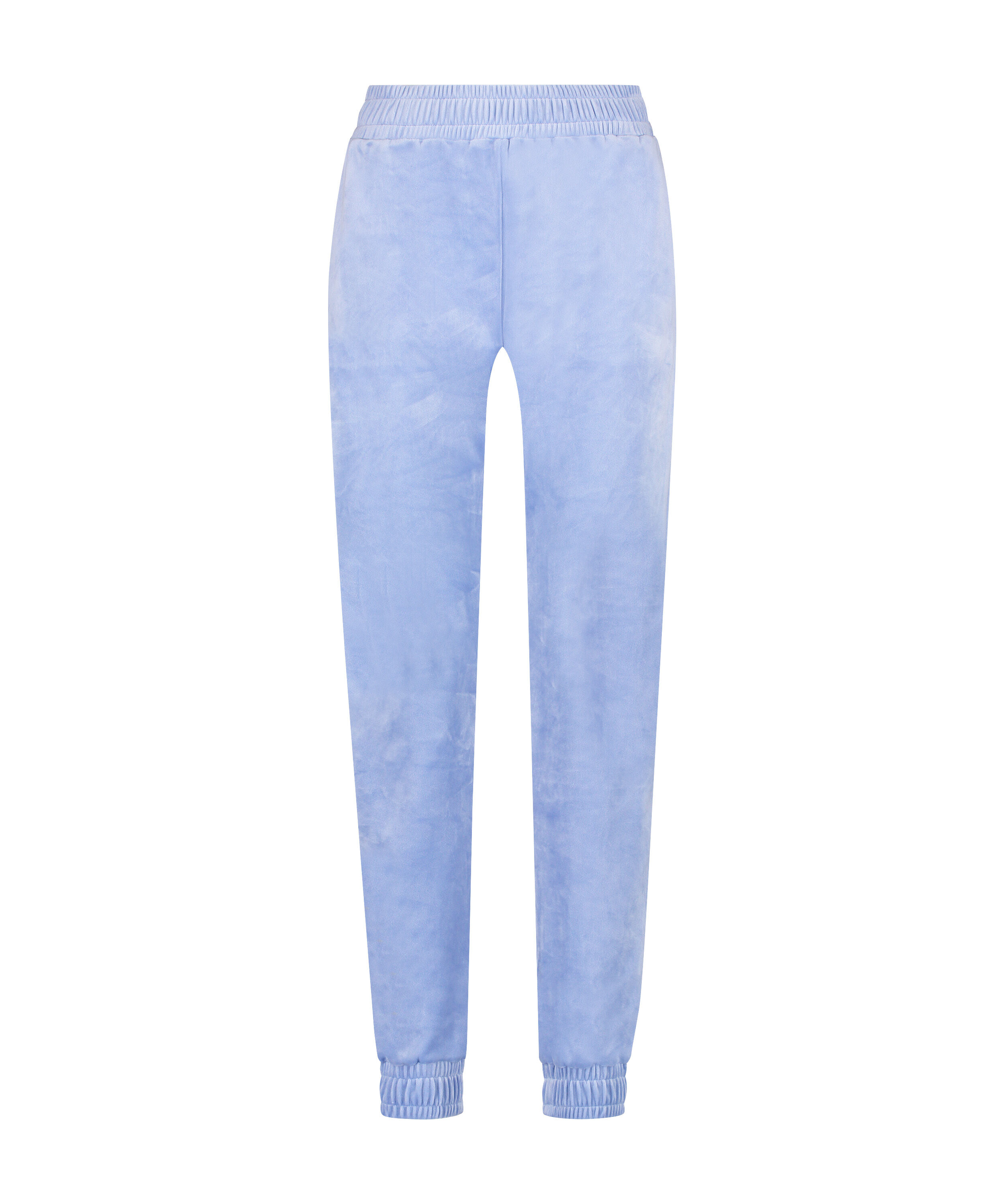 Joggingbroek Velours, Blauw