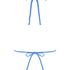 Triangle bikinitop Suze, Blauw