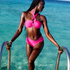 Slip de Bikini Rio Naples, Rose