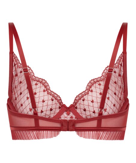 Soutien-gorge &agrave; armatures non-pr&eacute;form&eacute; Cordelie, Rouge