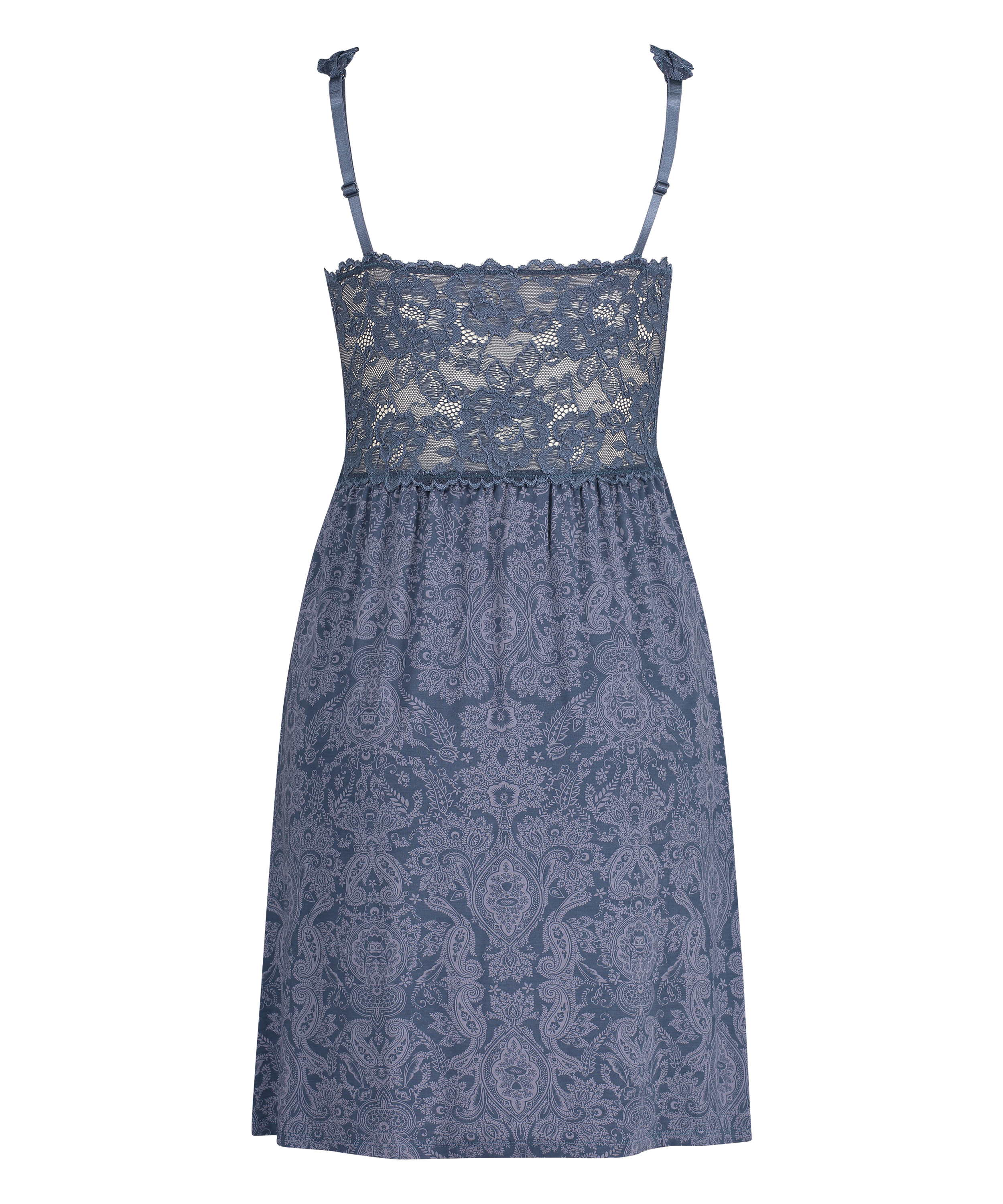 Nuisette Nora, Bleu, main