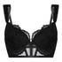 Soutien-gorge à armatures préformé push-up et longline Whitney, Noir
