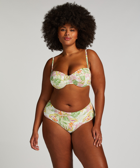 Slip de Bikini Rio Tropics, Blanc