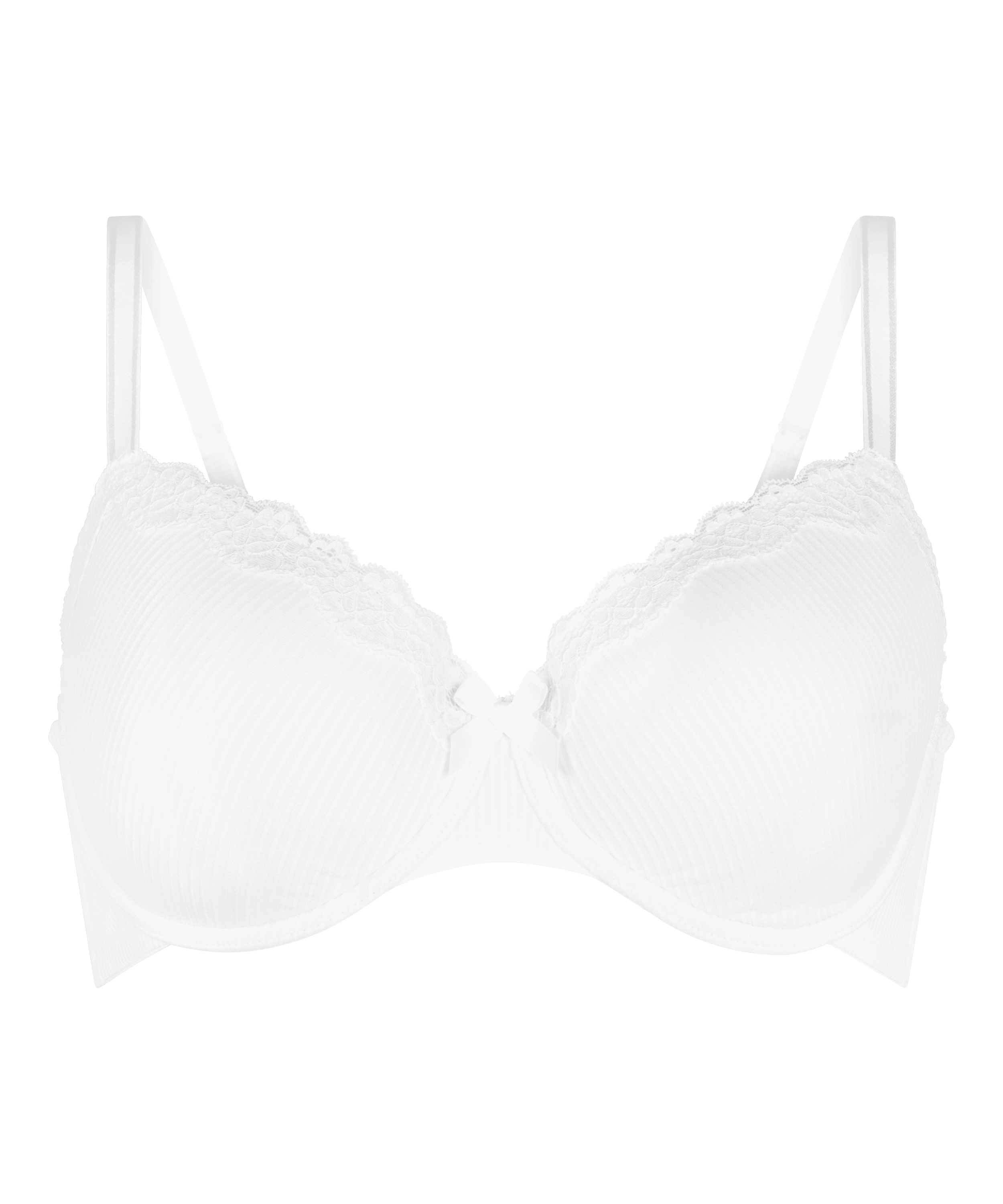 Soutien-gorge &agrave; armatures rembourr&eacute; Lola, Blanc, main
